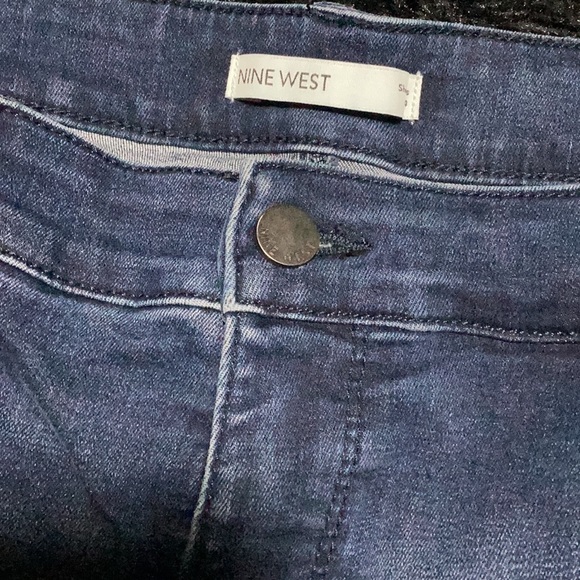 Nine West jean shorts, size 14. - Picture 2 of 4